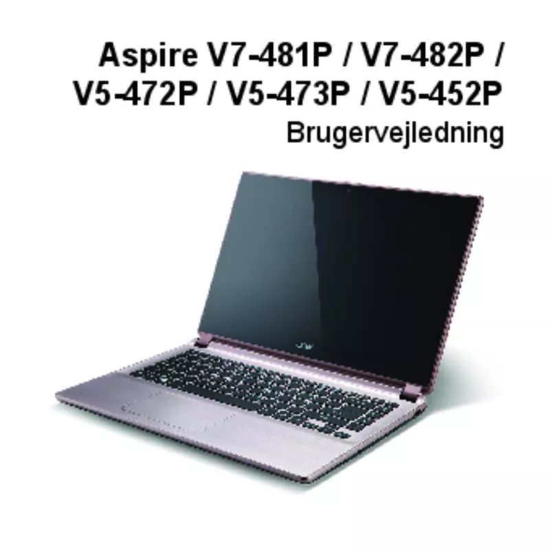 Mode d'emploi ACER ASPIRE V7-482PG