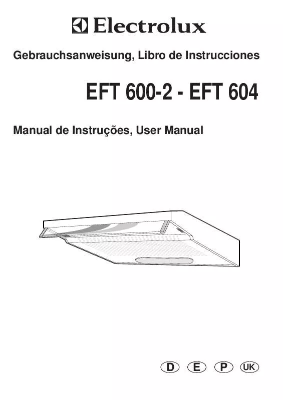 Mode d'emploi AEG-ELECTROLUX EFT604X