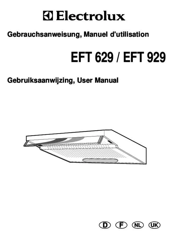Mode d'emploi AEG-ELECTROLUX EFT929