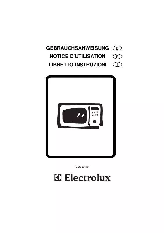 Mode d'emploi AEG-ELECTROLUX EMS2486CSW