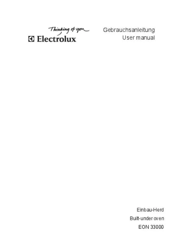 Mode d'emploi AEG-ELECTROLUX EON33000X