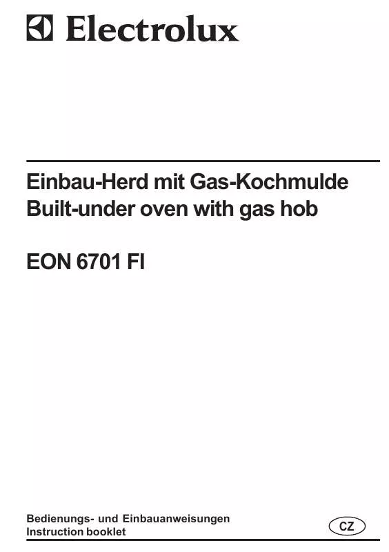 Mode d'emploi AEG-ELECTROLUX EON6701FIX