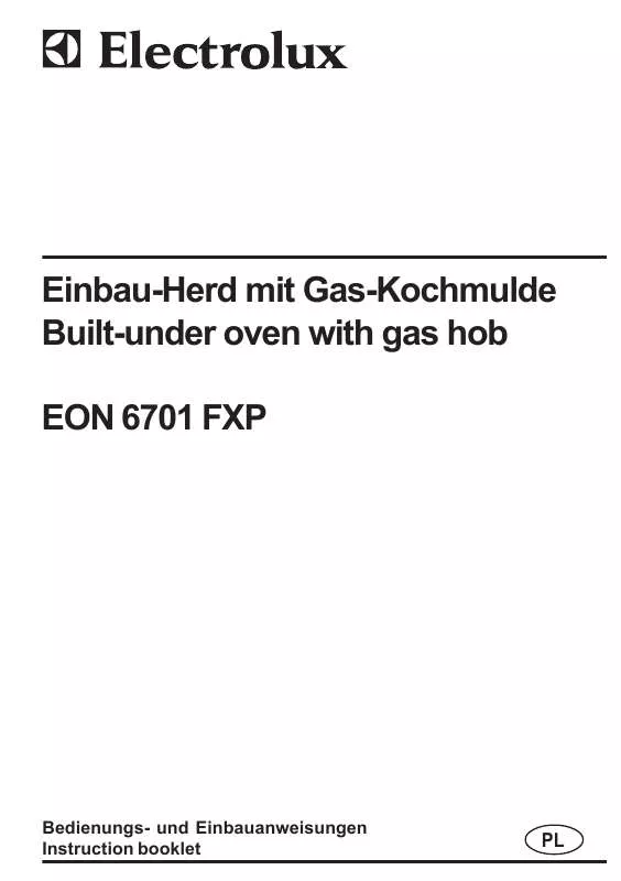 Mode d'emploi AEG-ELECTROLUX EON6701FXP
