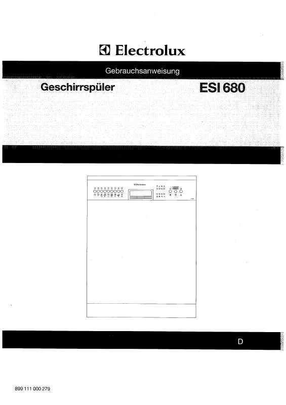 Mode d'emploi AEG-ELECTROLUX ESI680K