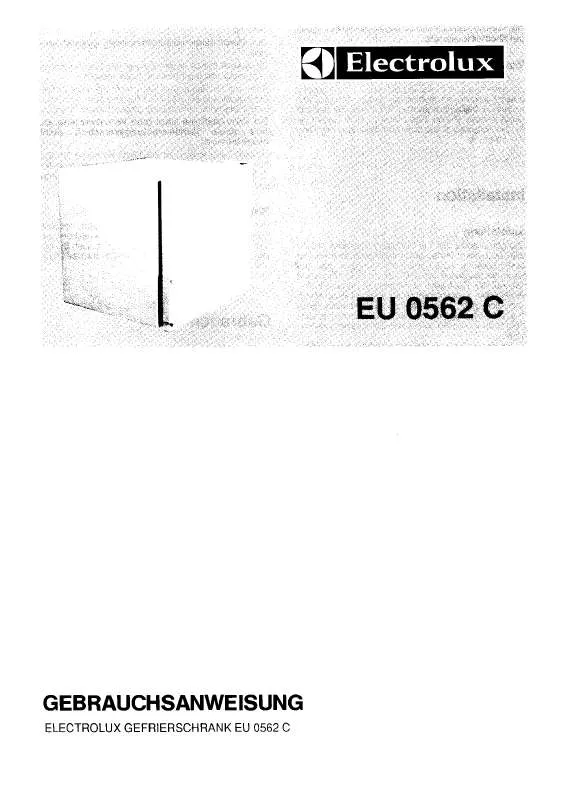 Mode d'emploi AEG-ELECTROLUX EU0562C