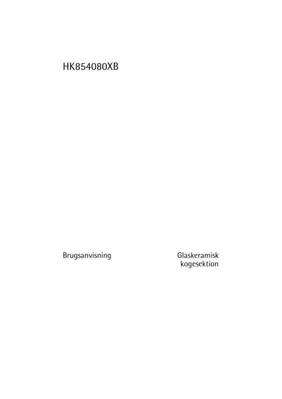Mode d'emploi AEG-ELECTROLUX HK854080XB