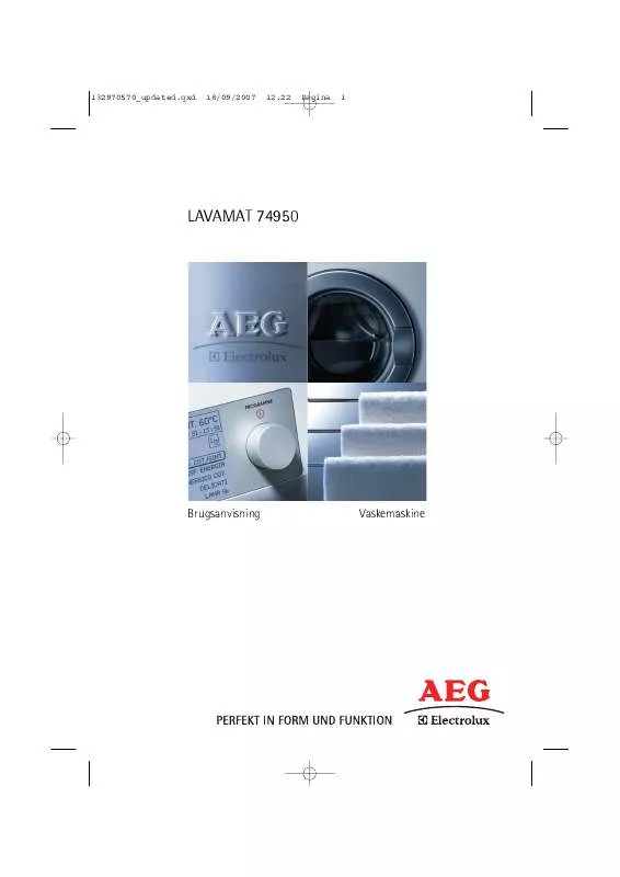 Mode d'emploi AEG-ELECTROLUX L74950