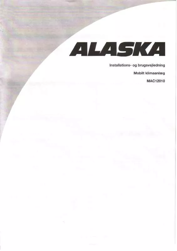 Mode d'emploi ALASKA MAC 12010