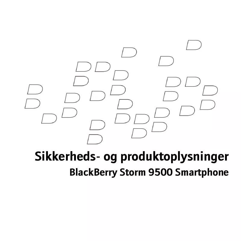 Mode d'emploi BLACKBERRY STORM 9500
