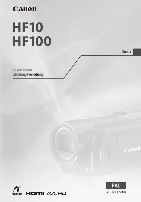 Mode d'emploi CANON HF10