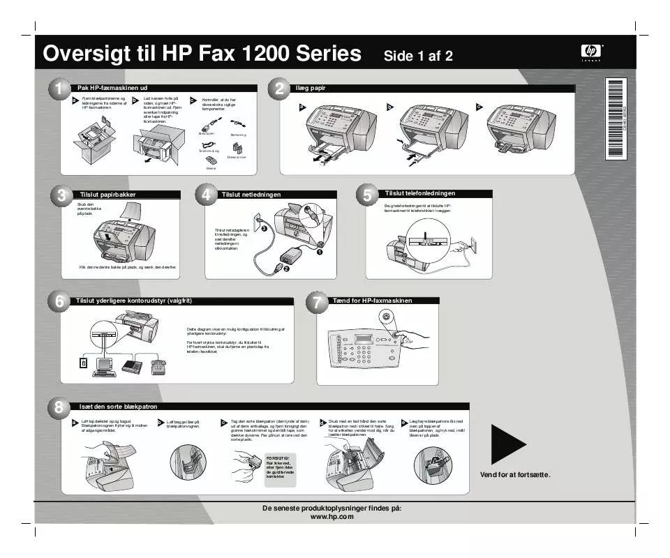 Mode d'emploi HP 1220 FAX