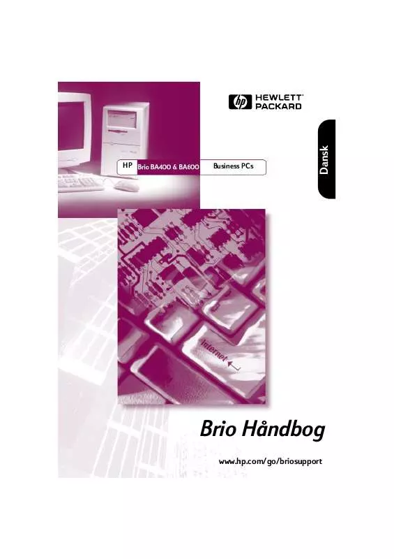 Mode d'emploi HP BRIO BA600