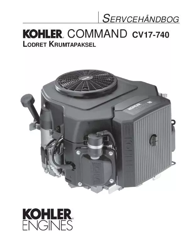 Mode d'emploi KOHLER CV735-CV26