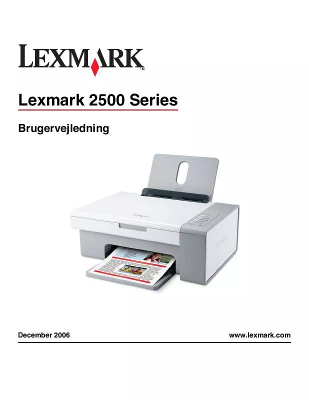 Mode d'emploi LEXMARK 2500