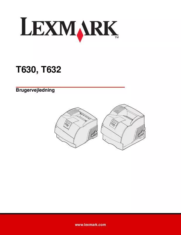 Mode d'emploi LEXMARK T630