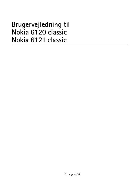 Mode d'emploi NOKIA 6120 CLASSIC