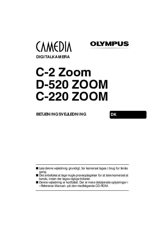 Mode d'emploi OLYMPUS C-220 ZOOM