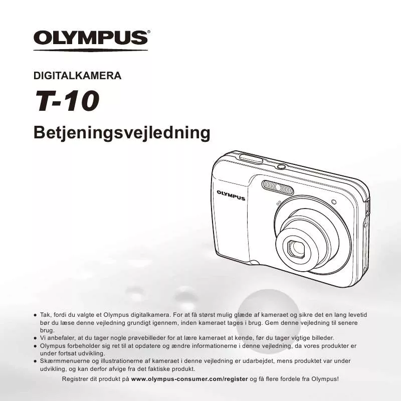 Mode d'emploi OLYMPUS T-10