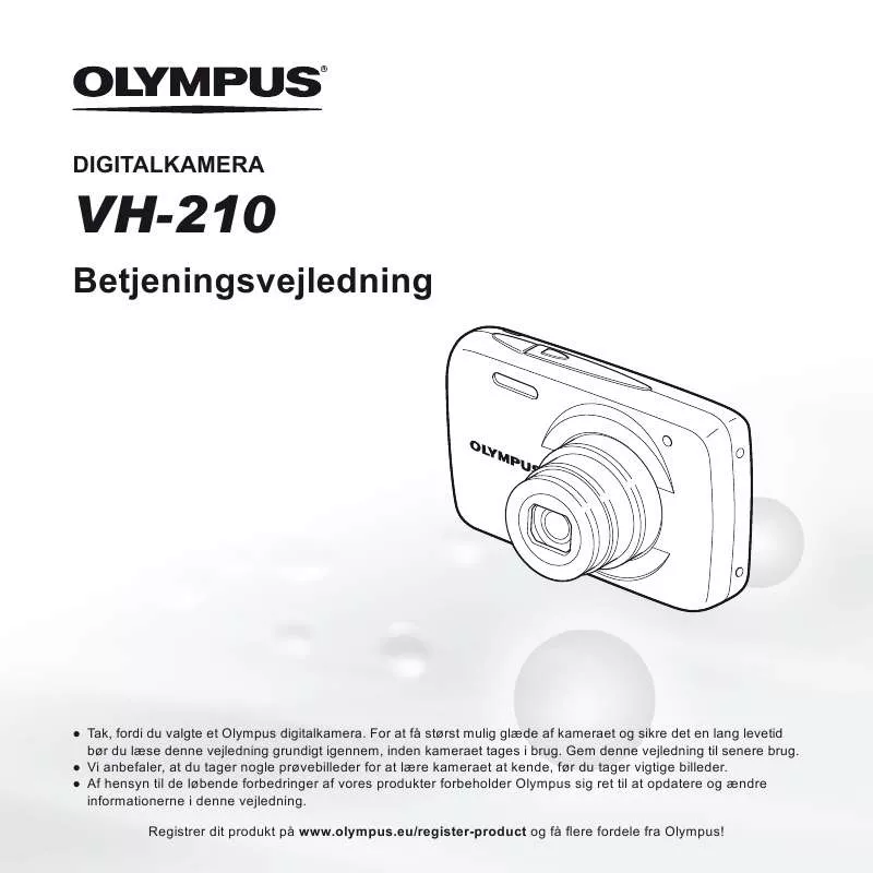 Mode d'emploi OLYMPUS VH-210