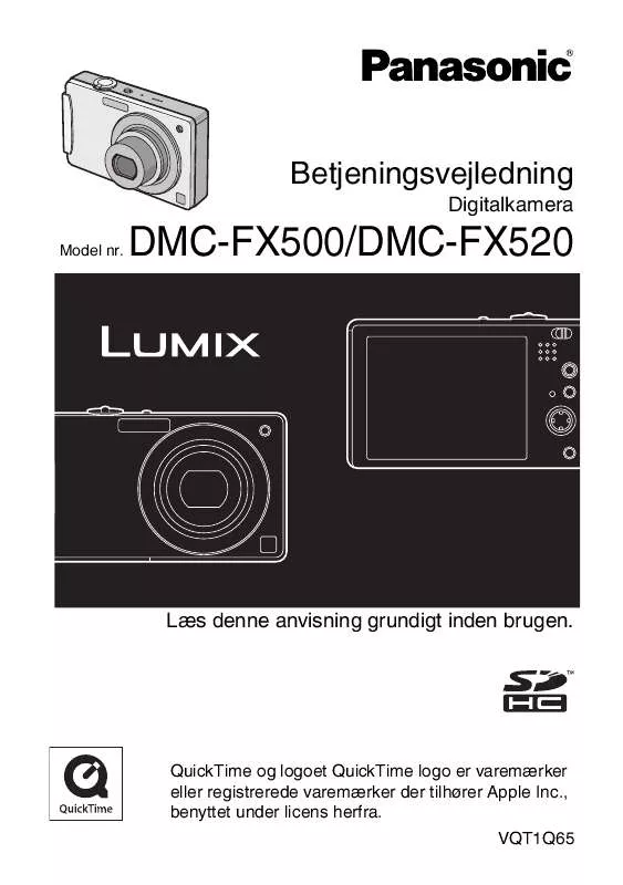 Mode d'emploi PANASONIC LUMIX DMC-FX520