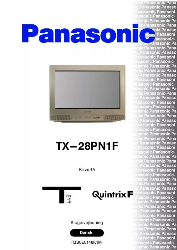 Mode d'emploi PANASONIC TX-28PN1F