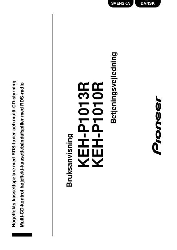 Mode d'emploi PIONEER KEH-P1010R