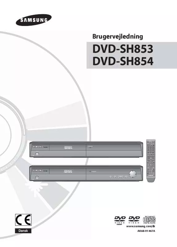 Mode d'emploi SAMSUNG DVD-SH853