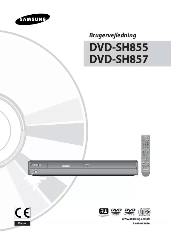 Mode d'emploi SAMSUNG DVD-SH855