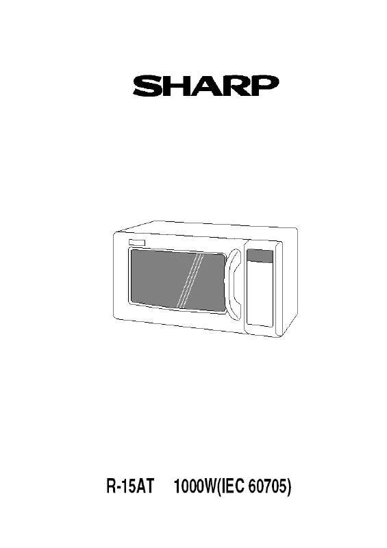 Mode d'emploi SHARP R-15AT