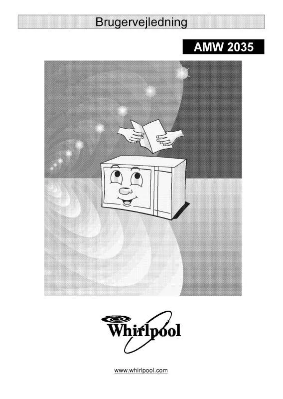 Mode d'emploi WHIRLPOOL AMW 2035 WH