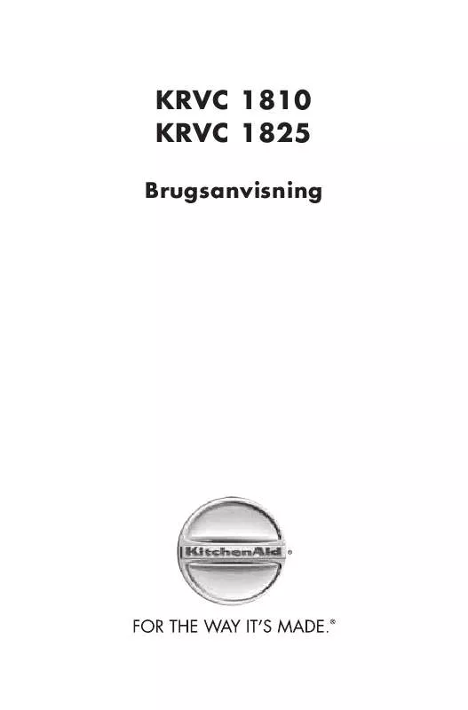 Mode d'emploi WHIRLPOOL KRVC - 1810 I