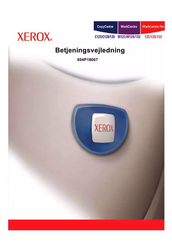 Mode d'emploi XEROX WORKCENTRE M123