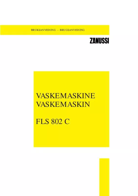 Mode d'emploi ZANUSSI FLS802C