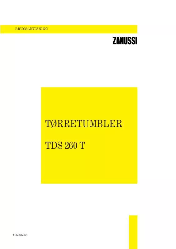 Mode d'emploi ZANUSSI TDS260T
