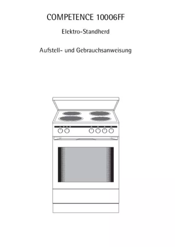 Mode d'emploi AEG-ELECTROLUX 10006FF-W