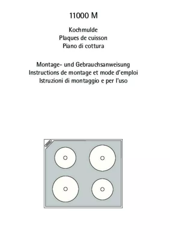 Mode d'emploi AEG-ELECTROLUX 11000 M