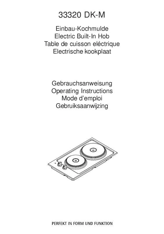 Mode d'emploi AEG-ELECTROLUX 33320DK-M