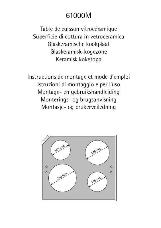 Mode d'emploi AEG-ELECTROLUX 61000M-BN