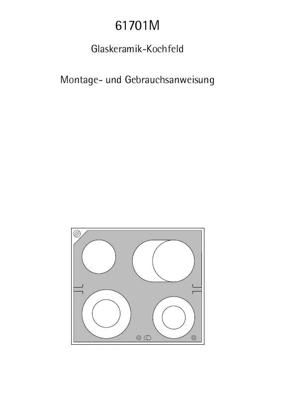 Mode d'emploi AEG-ELECTROLUX 61701M-MC 47I