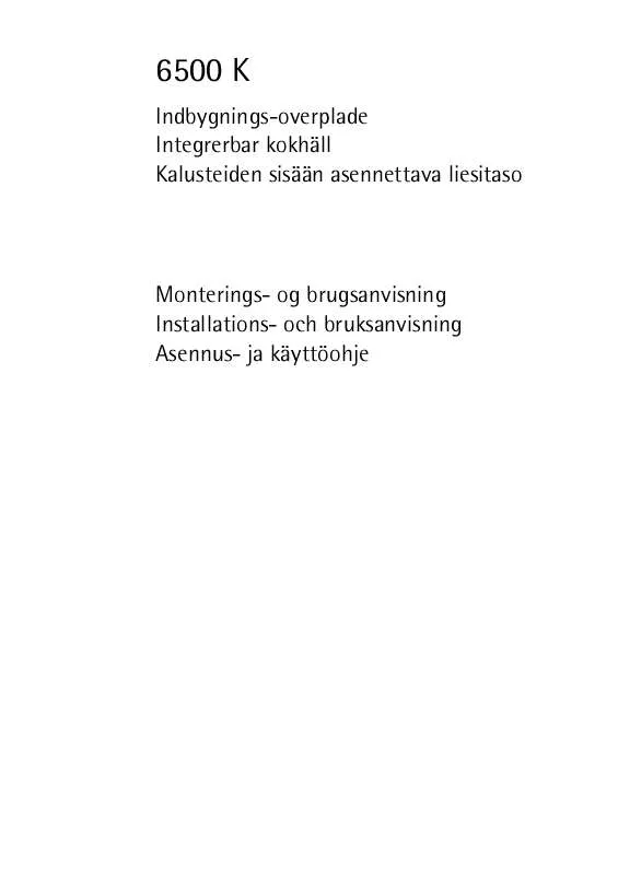 Mode d'emploi AEG-ELECTROLUX 6500K-MNAB9