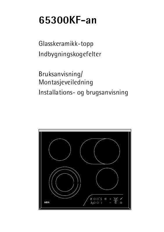 Mode d'emploi AEG-ELECTROLUX 65300KF-AN