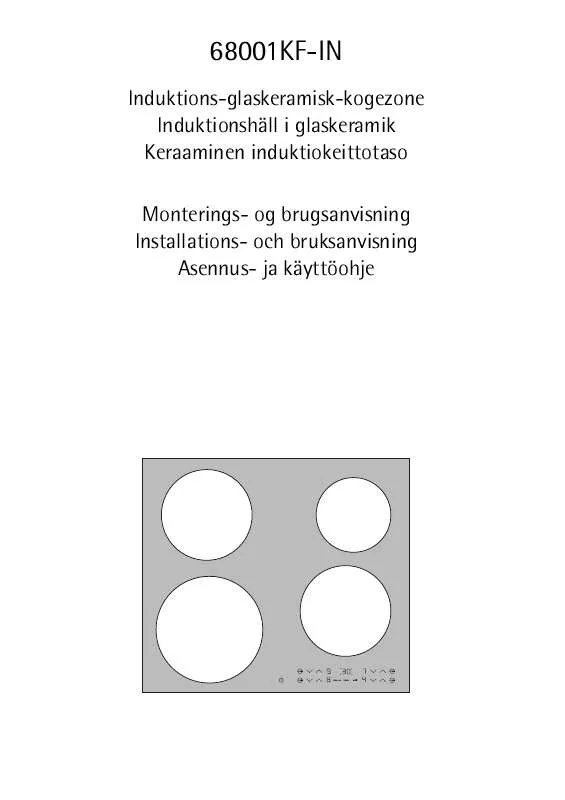 Mode d'emploi AEG-ELECTROLUX 68001K-IN 80F