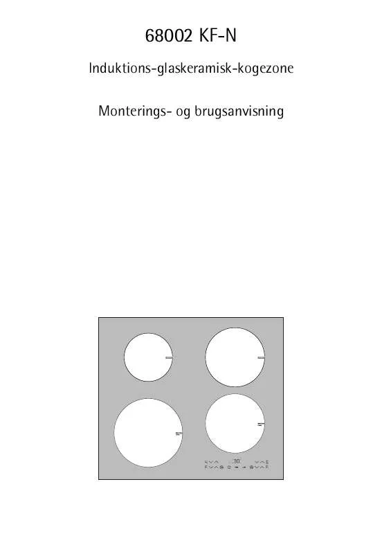 Mode d'emploi AEG-ELECTROLUX 68002KF-N 52O