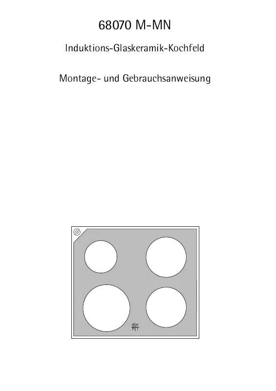 Mode d'emploi AEG-ELECTROLUX 68070M-MN 81C