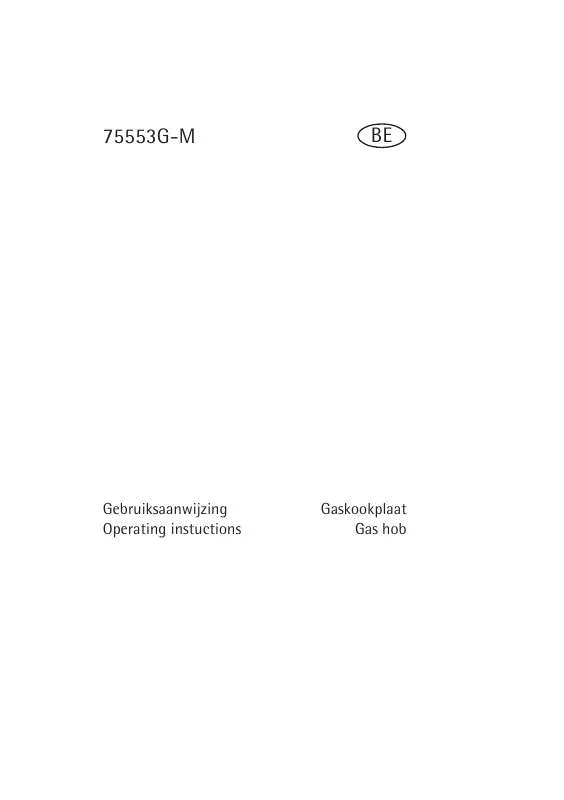 Mode d'emploi AEG-ELECTROLUX 75553G-M