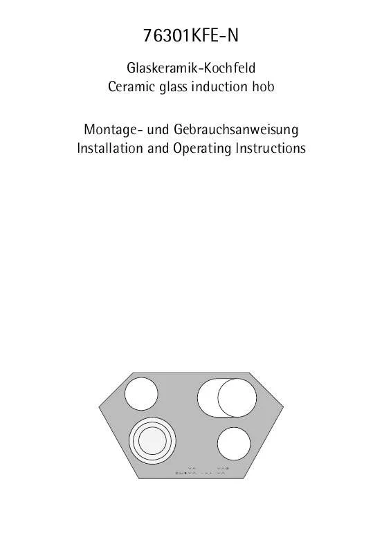 Mode d'emploi AEG-ELECTROLUX 76301KFE-N 91F