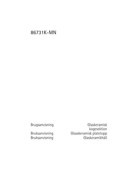 Mode d'emploi AEG-ELECTROLUX 86731K-MN