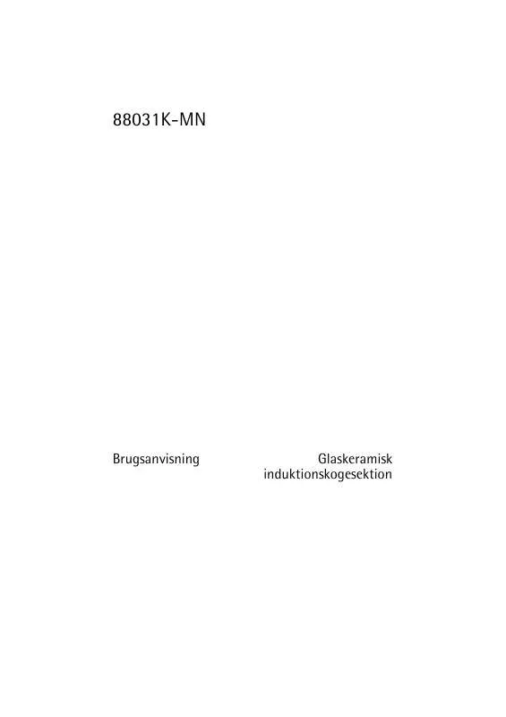 Mode d'emploi AEG-ELECTROLUX 88031K-MN