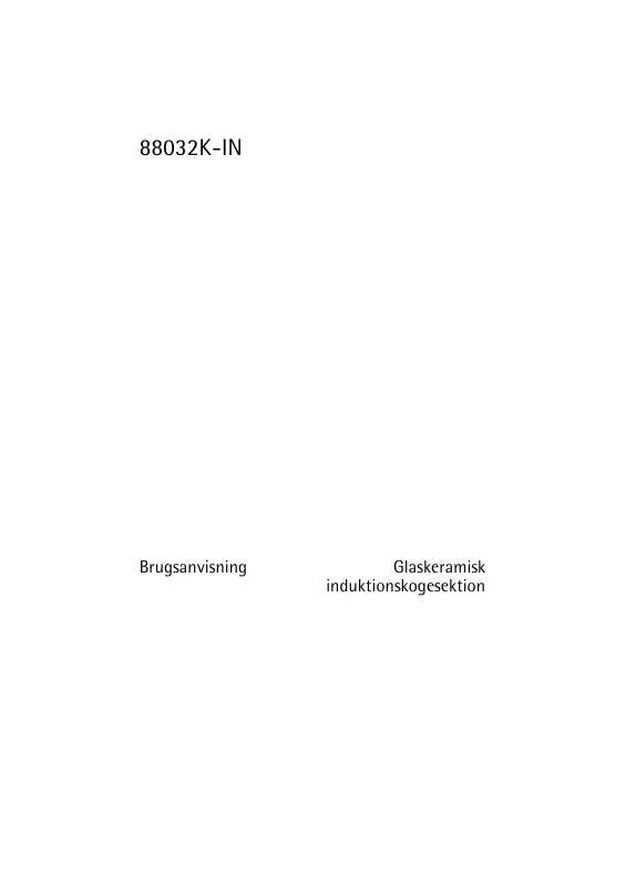 Mode d'emploi AEG-ELECTROLUX 88032K-IN