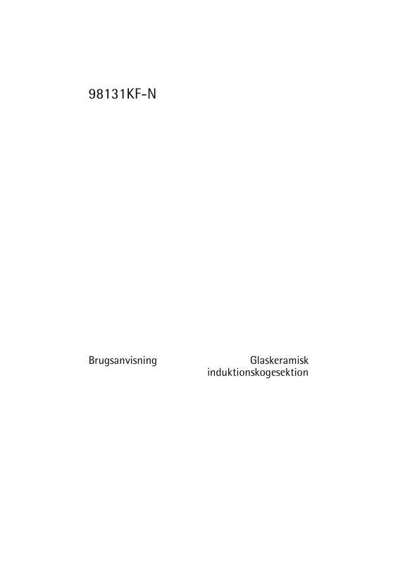 Mode d'emploi AEG-ELECTROLUX 98131K-IN